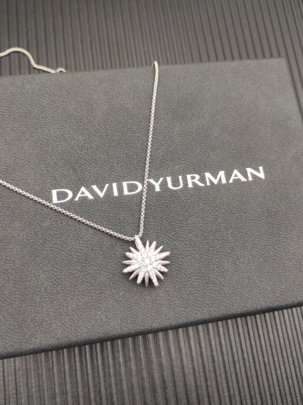 David Yurman 925 Silver Necklaces with Original Pouch